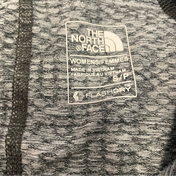 THE NORTH FACE BLACK GREY TECH FLASH DRY LONG SLEEVE SHIRT - Picture 3 of 6